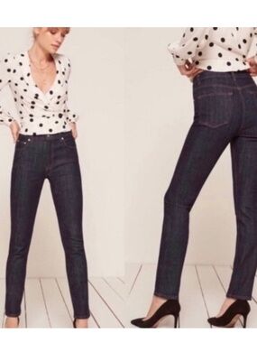 Reformation High & Slim Hayes Blue Women's Jeans